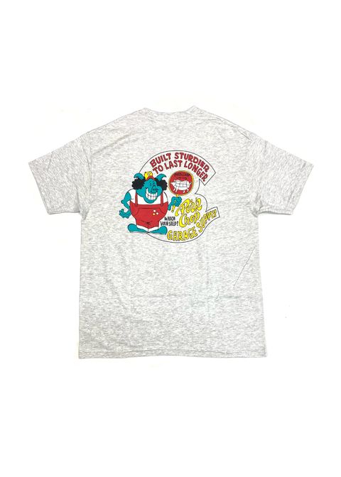PORKY TEE (ASH) / ポーキー ロゴ Tシャツ