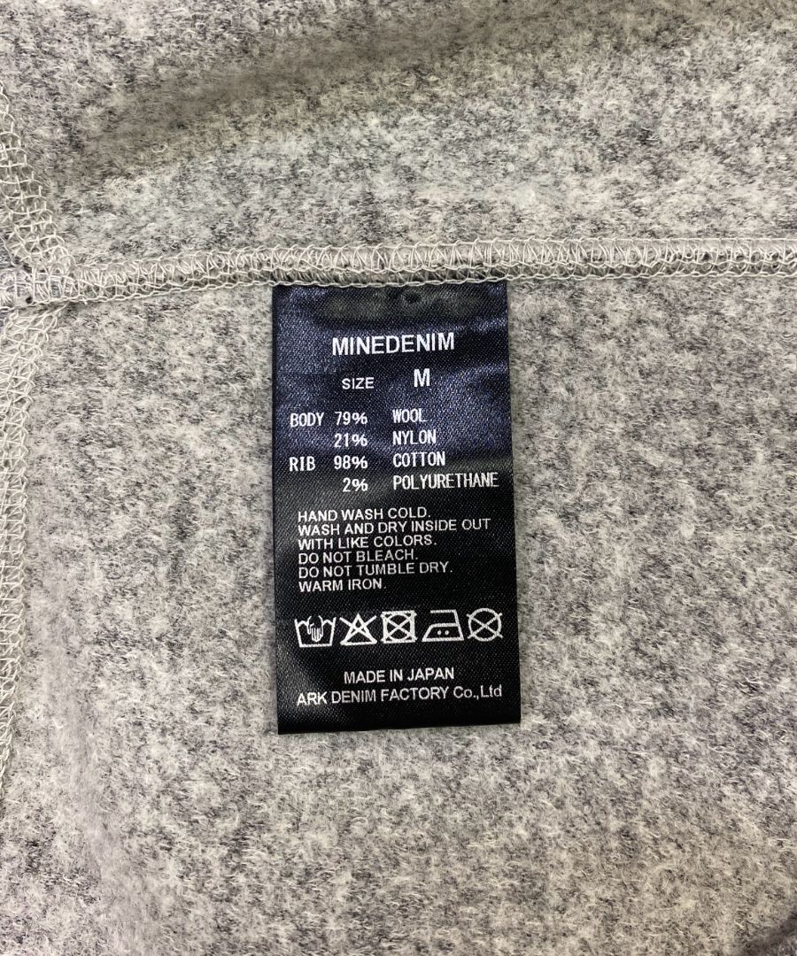Wool Pile Crewneck Pullover (GRY) / ウール パイル スウェット