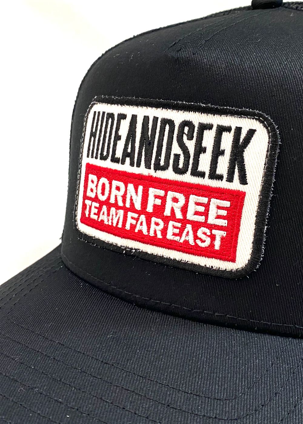 Team Far East Mesh Cap (BLACK) / ワッペン メッシュキャップ