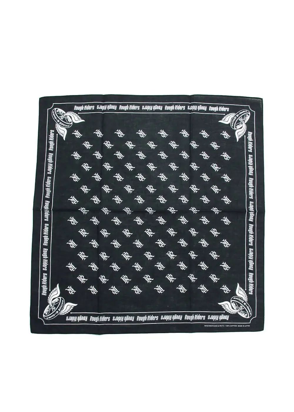 ×NEIGHBORHOOD T.R.R BANDANA (BLACK) / ×ネイバーフッド TOKYO ROUGH RIDERS バンダナ