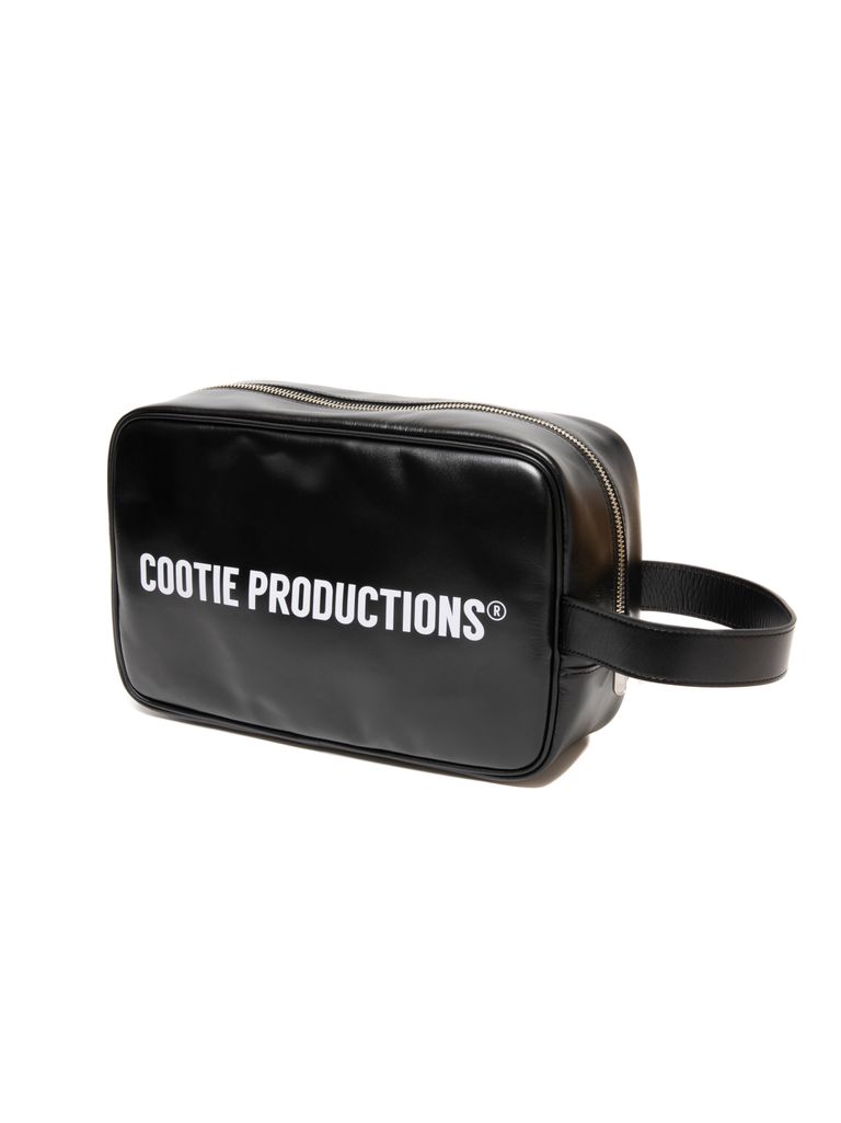 COOTIE PRODUCTIONS - Leather Kicks Bag (BLACK) / レザー シューズ  