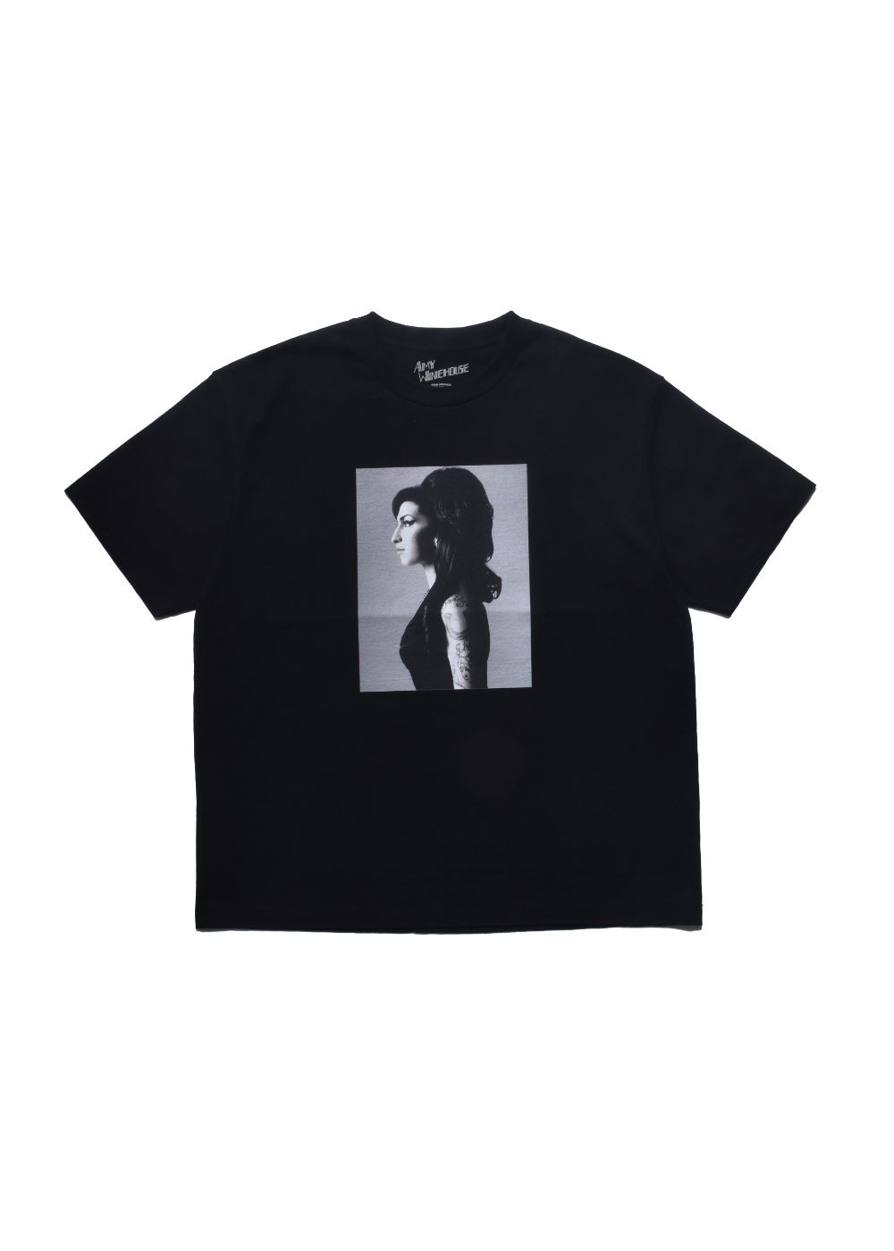 Amy Winehouse "Profile" Photo S/S Tee (BLACK) / エイミー・ワインハウス コラボ Tシャツ