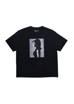 Amy Winehouse "Profile" Photo S/S Tee (BLACK) / エイミー・ワインハウス コラボ Tシャツ
