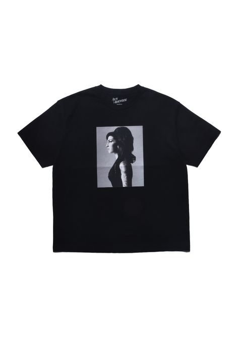 Amy Winehouse "Profile" Photo S/S Tee (BLACK) / エイミー・ワインハウス コラボ Tシャツ