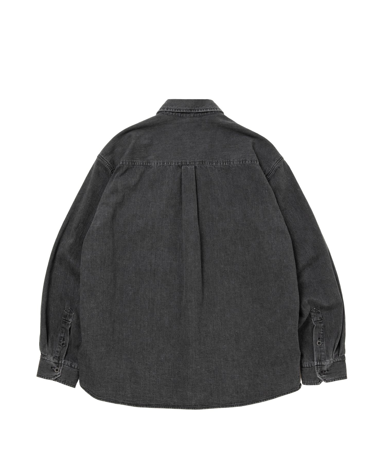 R9 DENIM SHIRT (BLACK) / デニム シャツ