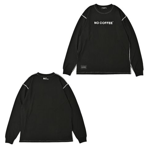 ロゴプリントLS TEE (BLACK)