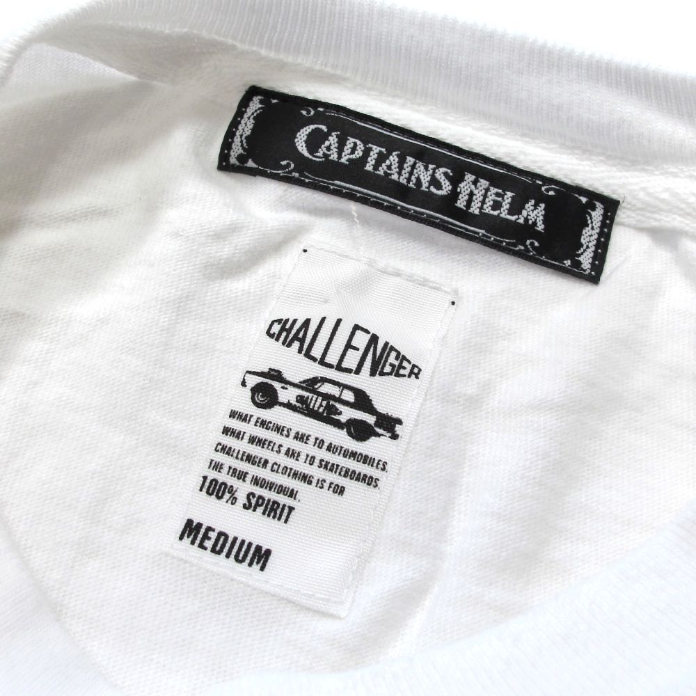 CAPTAINS HELM - × CHALLENGER BUILT IN JP TEE (WHITE