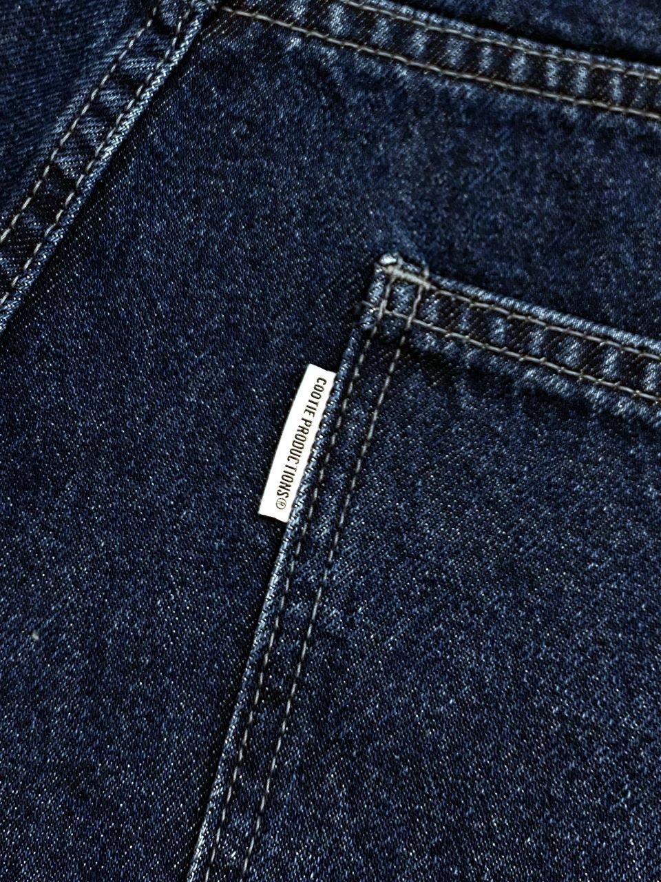COOTIE PRODUCTIONS - 5 Pocket Denim Baggy Shorts (BLACK FADE