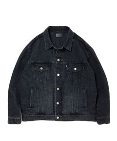 R9 DENIM JACKET (BLACK) / ブラック デニム ジャケット