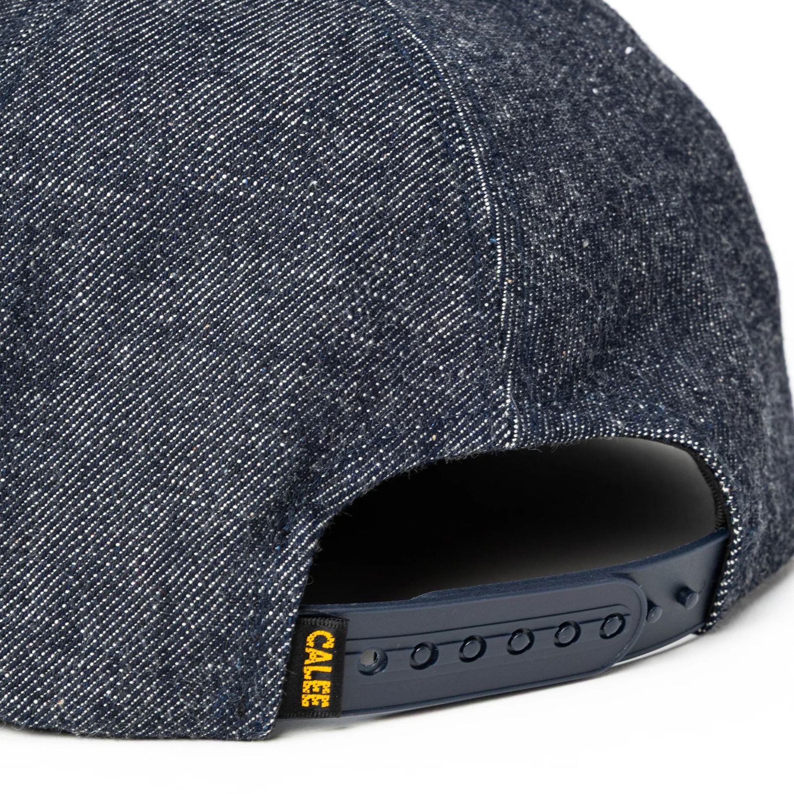 LEATHER WAPPEN DENIM CAP (INDIGO BLUE) / レザー ワッペン デニム キャップ