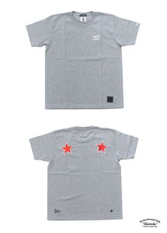 LIR BASIC STAR T (GRAY) / アンライバルド コラボT