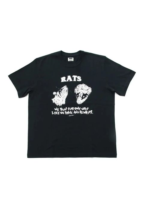 ×Hirotton TEE "OUR OWN WAY" (BLACK) / ×ヒロットン コラボT