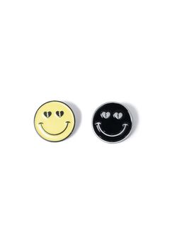 SMILE PIN BADGE "HARVEY" (MIX) / スマイル ピンバッジ