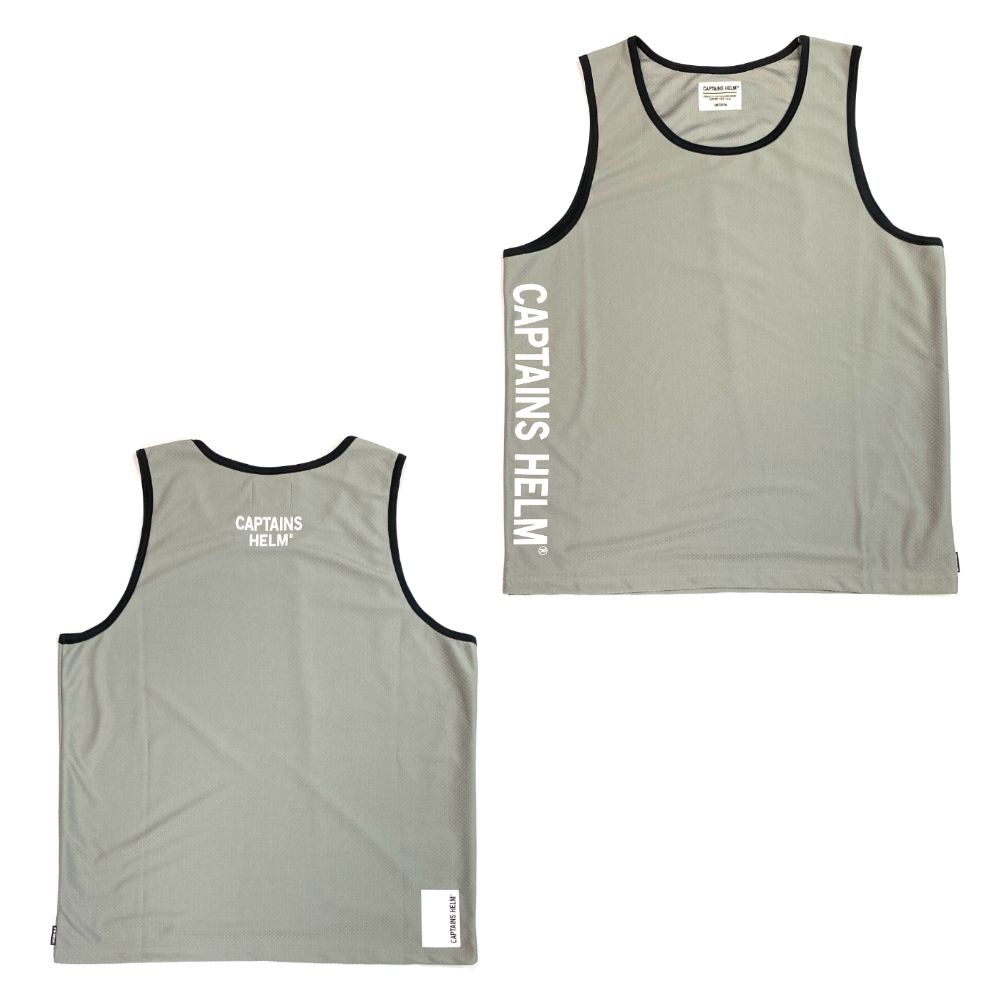 CAPTAINS HELM - DOUBLE MESH TECH TANK-TOP (GRAY) / ダブルメッシュ タンクトップ | LOOPHOLE