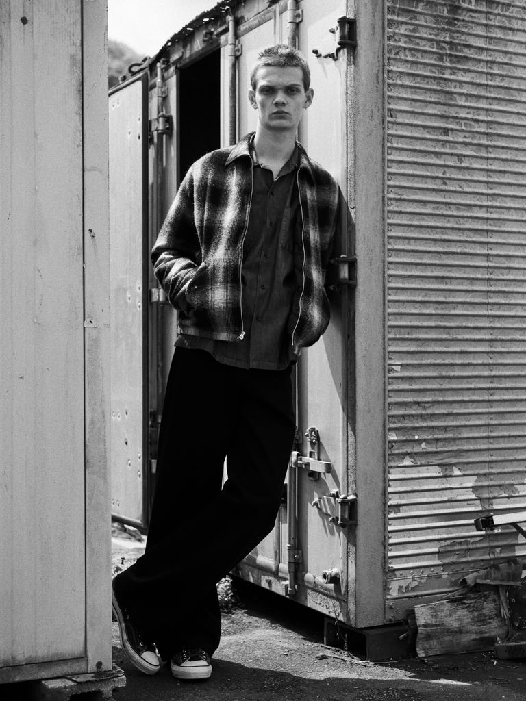 MINEDENIM - Ombre Check Flannel Quiltiner Sports JKT (BLT  