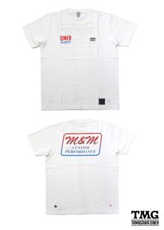 PRINT S/S TEE (WHITE) / ×TAMAGAWA DINER コラボT