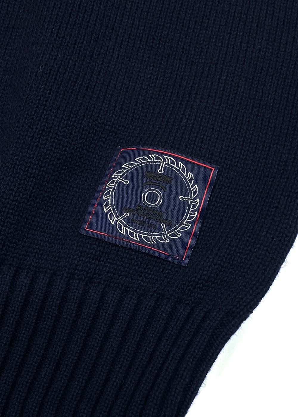 【ラスト1点】COTTON KNIT SWEATER (NAVY) / コットン ニット セーター