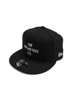 ×NEWERA / FOR HS CAP (BLACK) / ニューエラ コラボベースボールキャップ