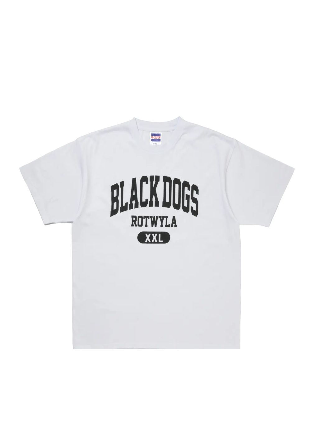 BD XXL TEE (WHITE) / カレッジロゴ プリント Tシャツ