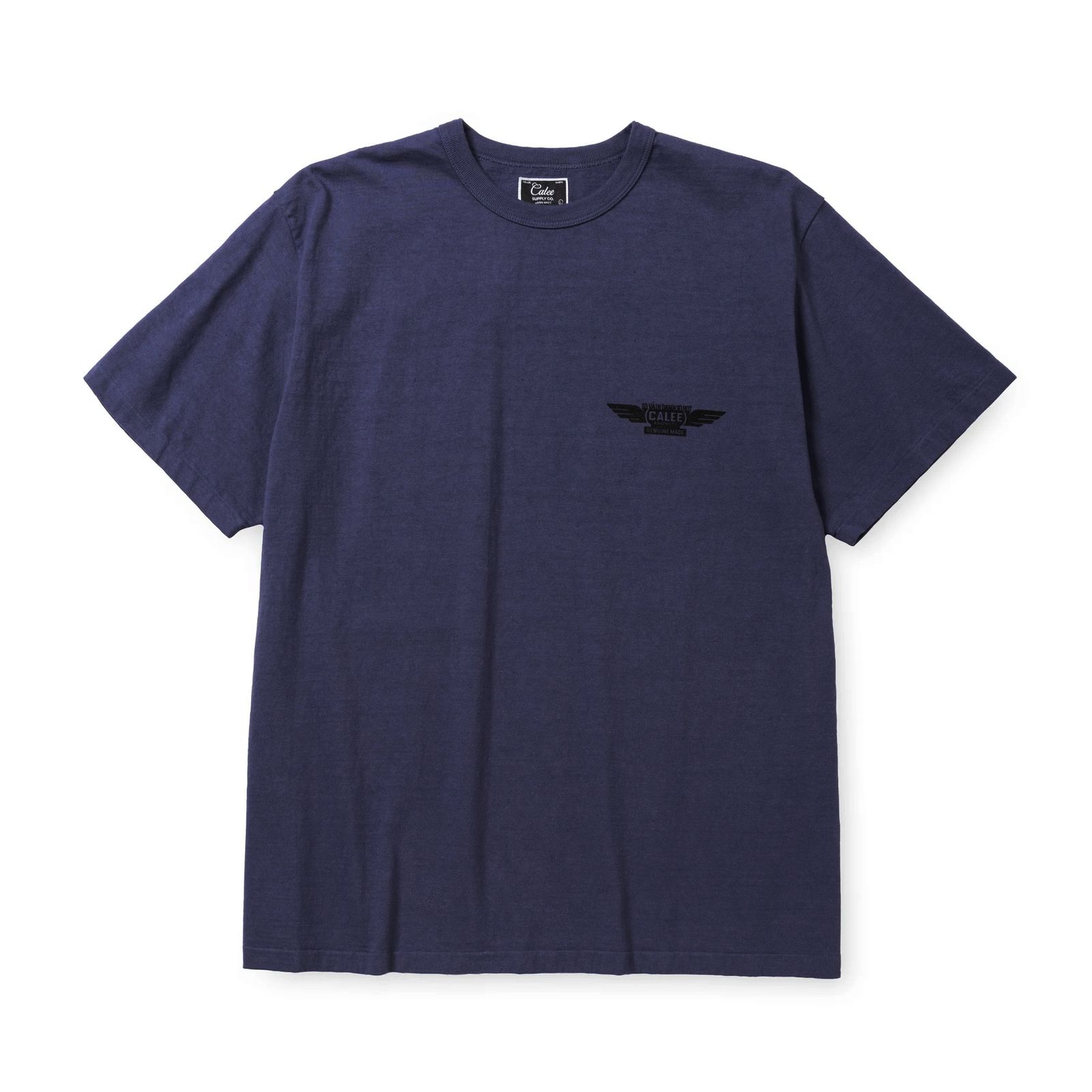 BINDER NECK WING LOGO VINTAGE TEE ＜NATURALLY PAINT DESIGN＞ (DARK PURPLE) / ×ナチュラリーペイント コラボ Tシャツ