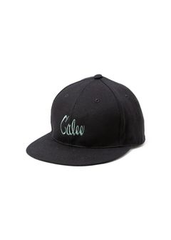 【ラスト1点】EMBROIDERY CALEE TWILL CAP (GREEN) / オリジナル ロゴ刺繍 キャップ