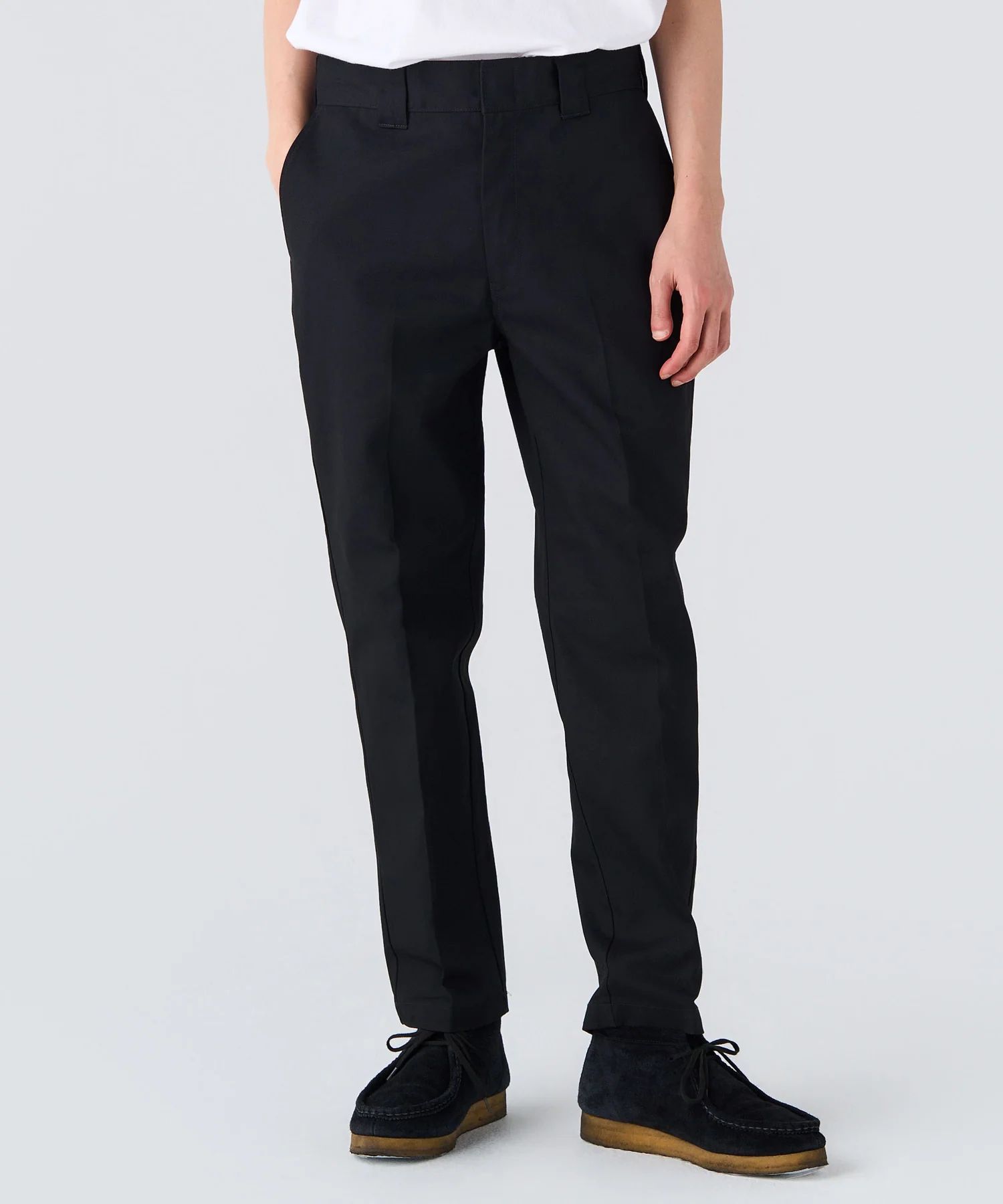 10/L DICKIES SLIM FIT PANTS "BENEDICT" (BLACK) / ディッキーズ コラボチノパンツ