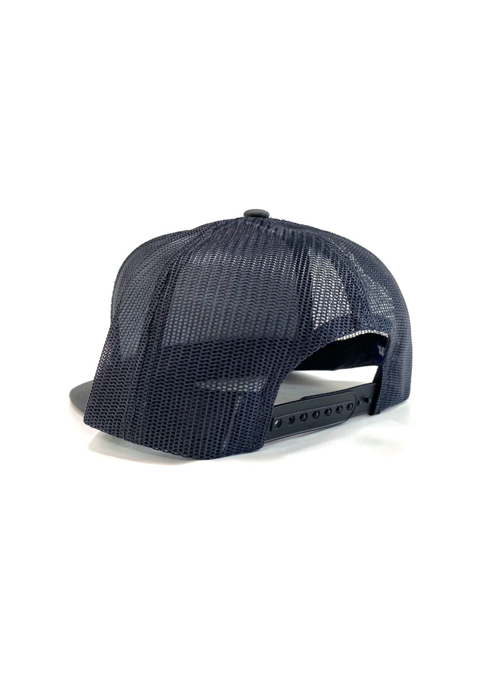 Classic Trucker Mesh Cap (CHARCOAL) / ロゴ プリント メッシュキャップ