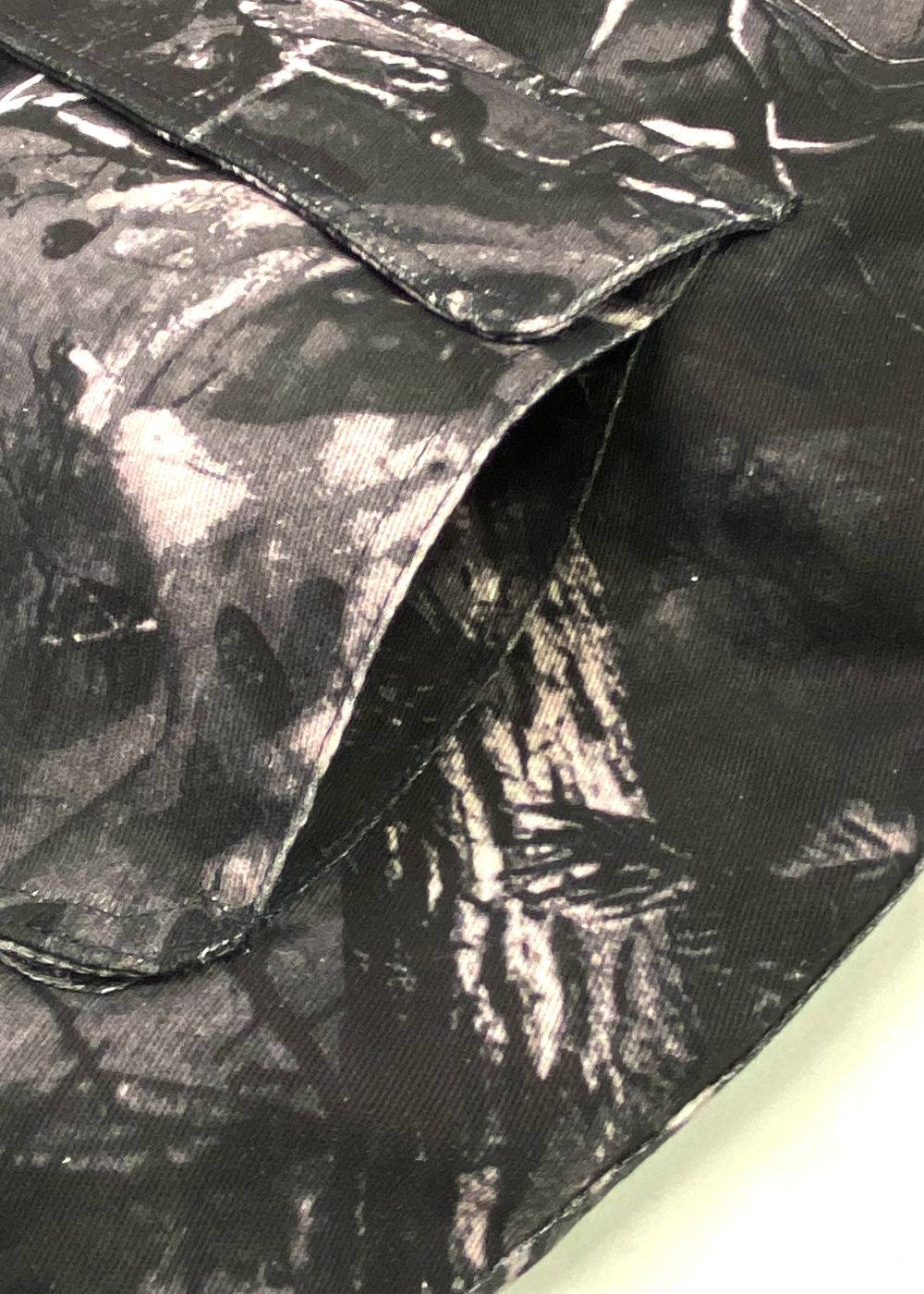 Camo Zip Hooded Jacket (BLACK CAMO) / オリジナル カモフラージュ フード ジャケット / セットアップ可能