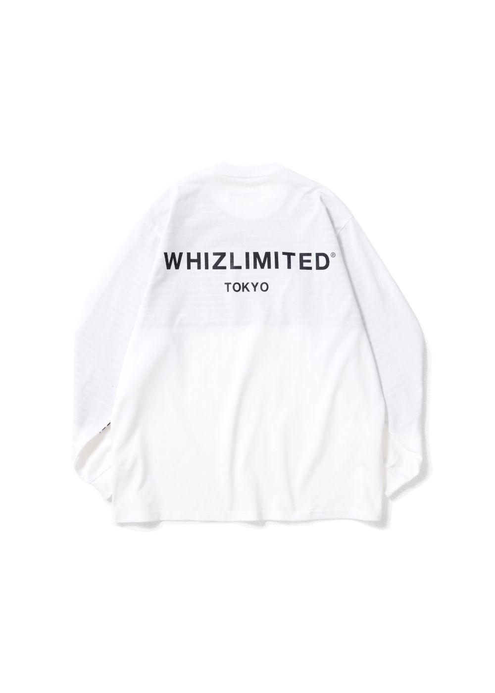 【ラスト1点】BORDER L/S TEE (WHITE) / 切り替え ボーダー カットソー