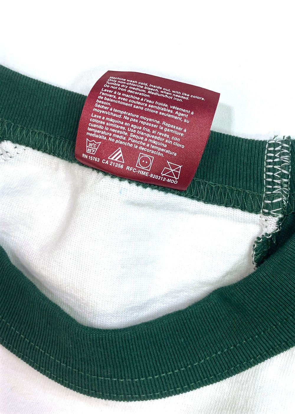 DUSTYCHAMP × DamianFulton RAGLAN L/S TEE (GREEN) / ダスティーチャンプ × ダミアンフルトン コラボ ロングスリーブ Tシャツ