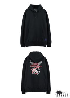 ×MASSES HOODED HELL (BLACK) / マシス コラボレーション スウェット パーカー