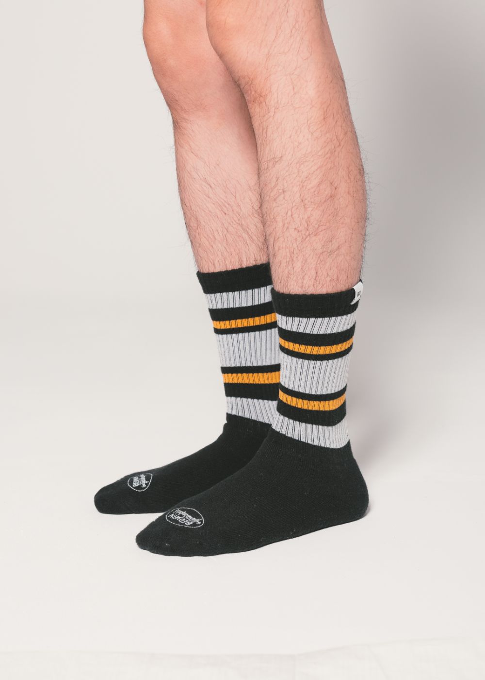 2 Pcs LINE SOCKS "LARRY" (BURGUNDY) / 2パック ラインソックス