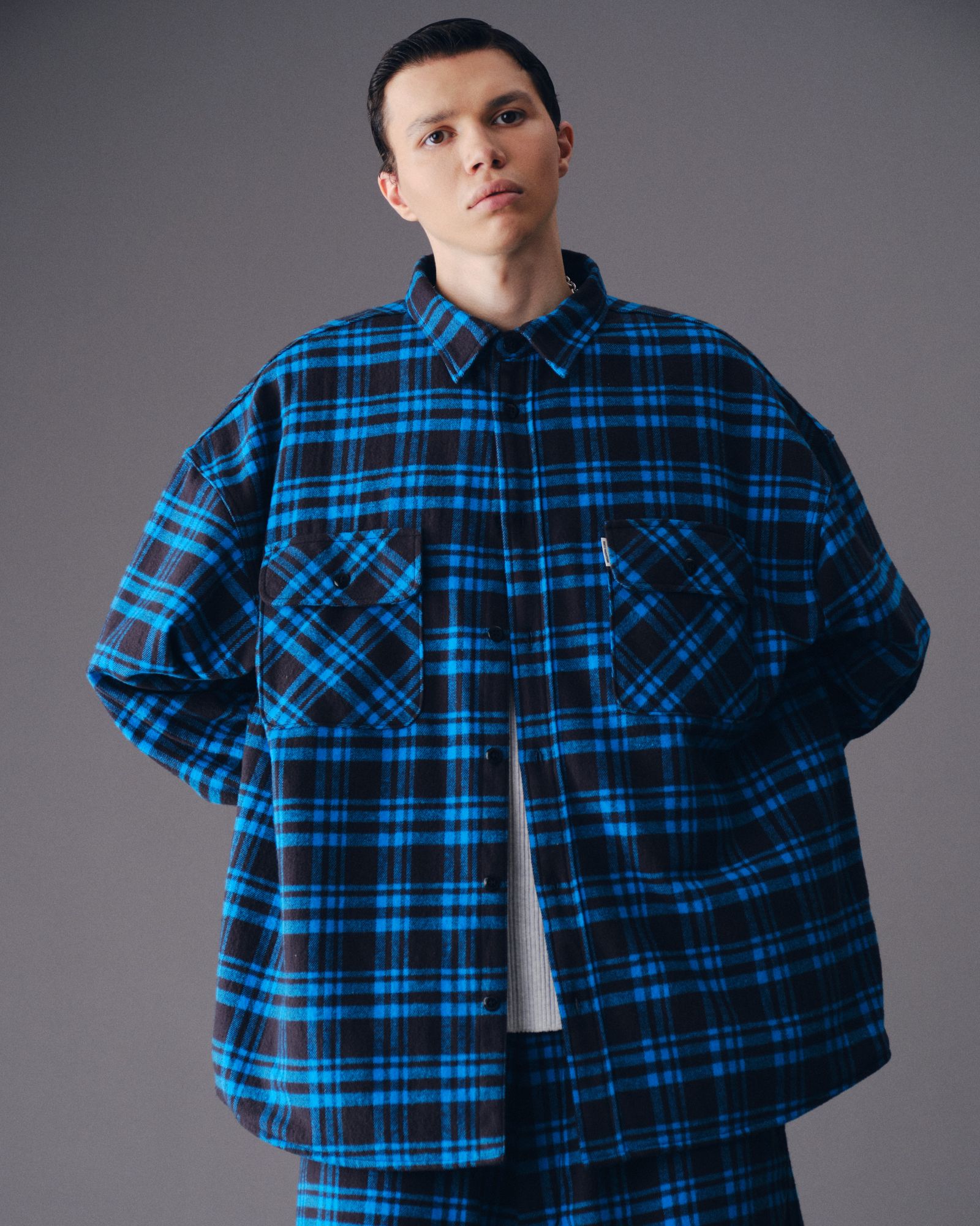 cootie Glen Check Wool CPO Jacket 1/3まで！-
