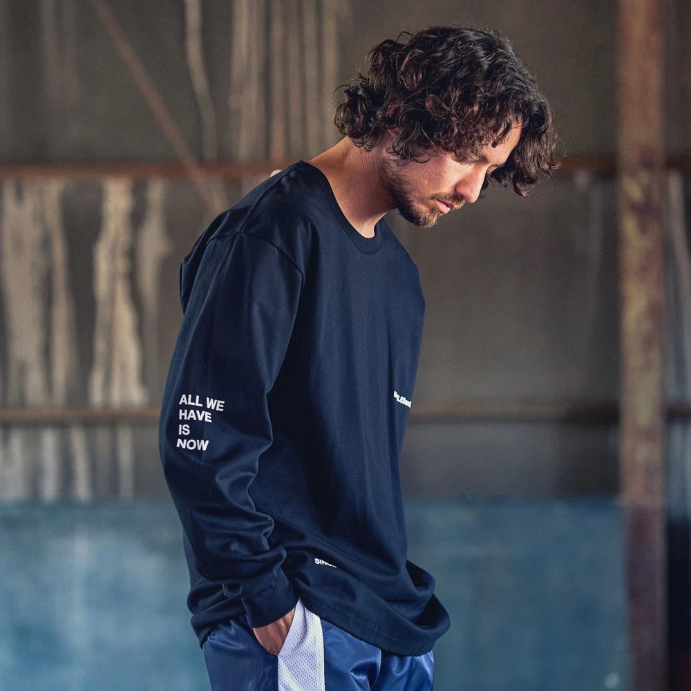 MADE IN JAPANの完全オリジナルボディ使用のMARBLES / HQ L/S TEE。