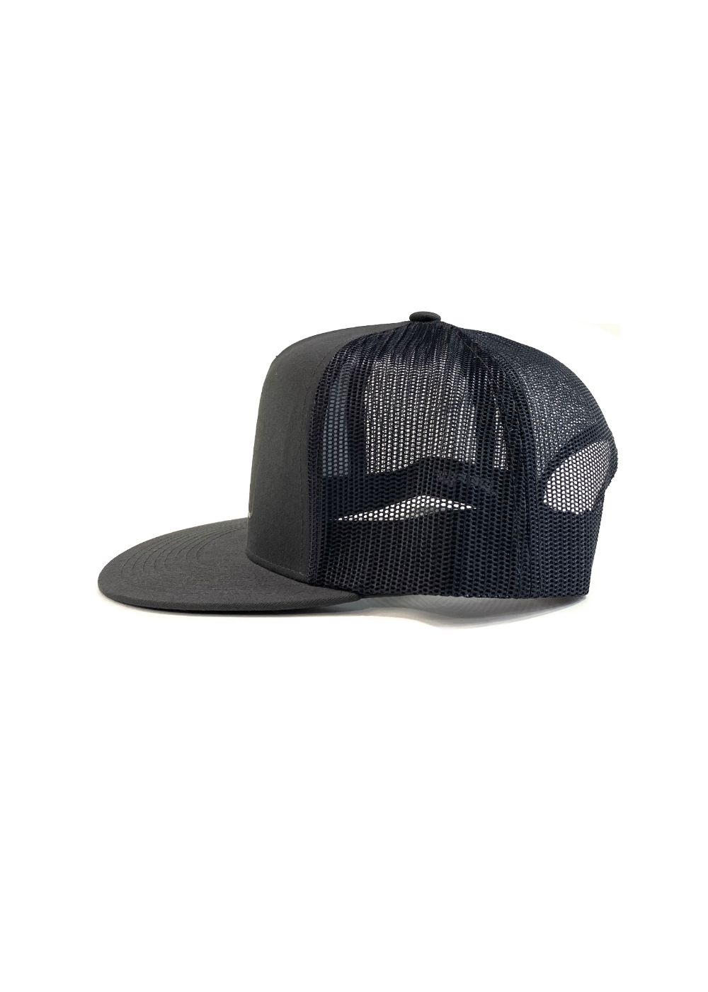 Classic Trucker Mesh Cap (CHARCOAL) / ロゴ プリント メッシュキャップ