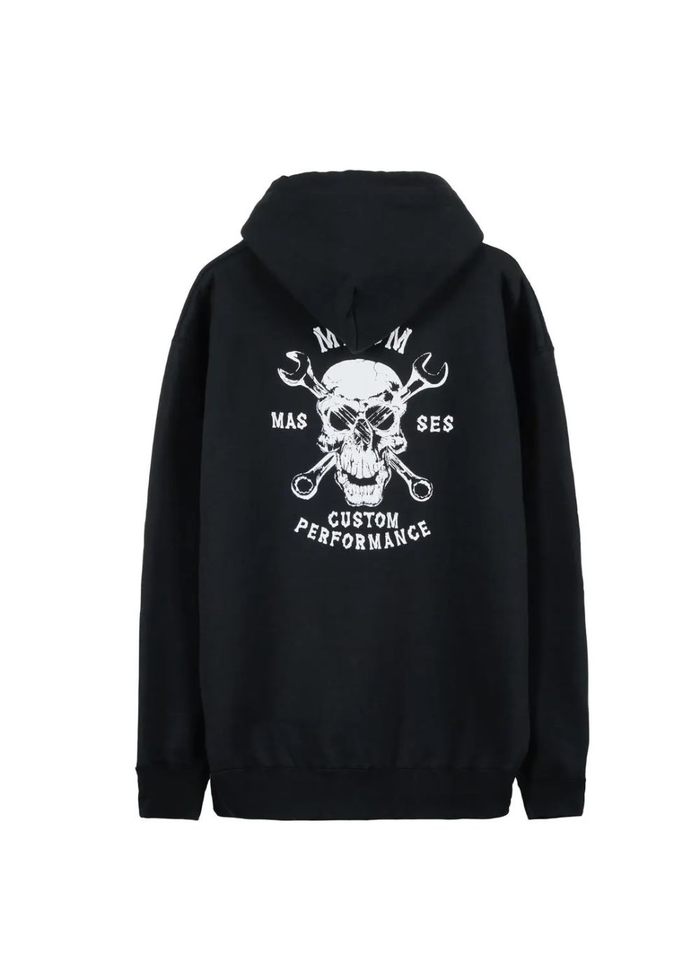 ×MASSES HOODED SKULL WRENCH (BLACK) / マシス コラボレーション スウェット パーカー