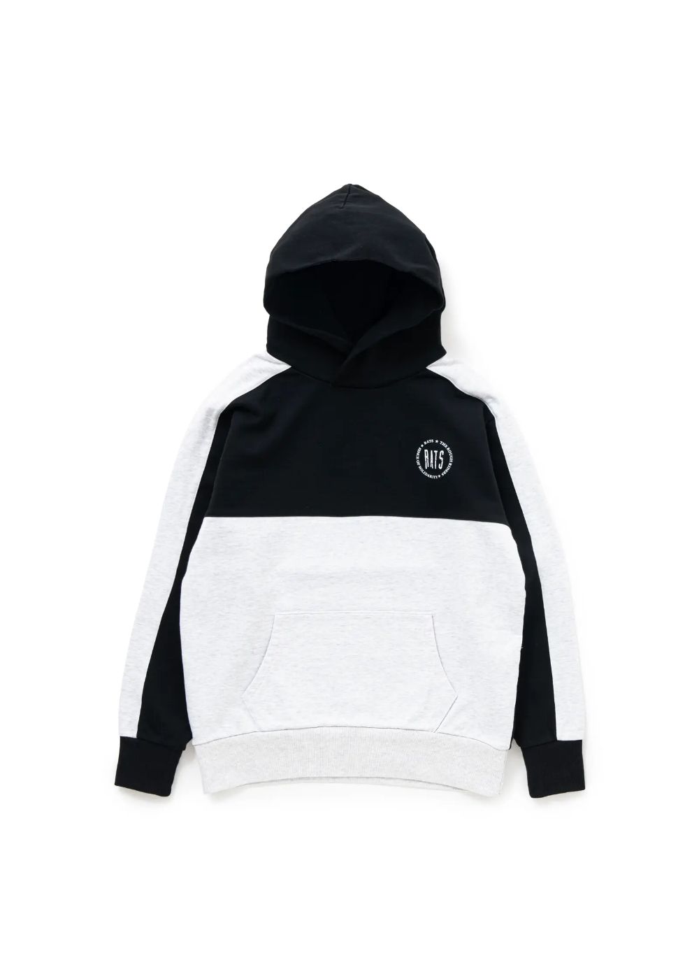 CROSS CUT HOODIE (WHITE) / クロスネック スウェット パーカー / セットアップ可能