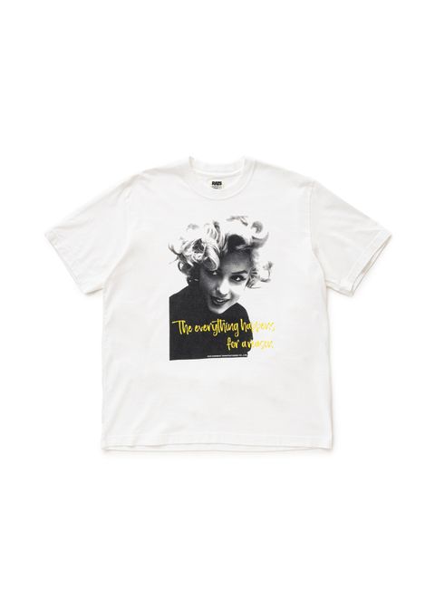 MONROE TEE (WHITE) / マリリンモンロー プリント Tシャツ