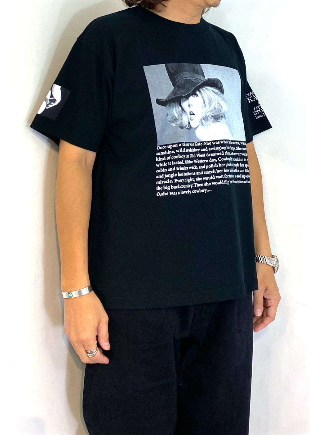 Sam Haskins × Stie-lo T-SH (BLACK) / ×スティーロ×サム・ハスキンス  コラボ フォト Tシャツ