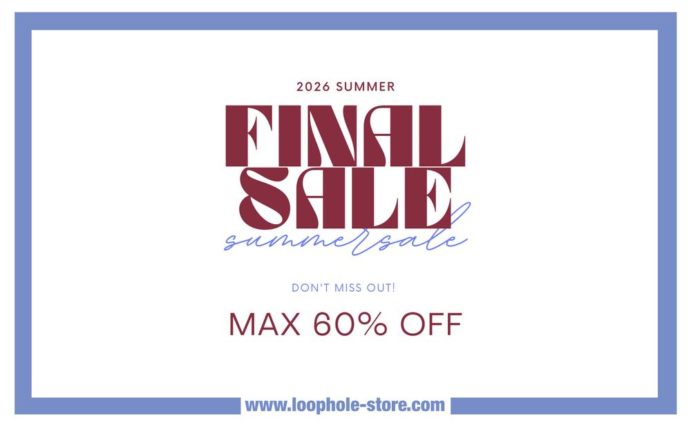 Tシャツを中心とした夏物が最終セール価格に！【2026 SUMMER FINAL SALE】本日スタート！！