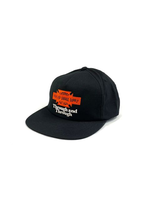 【ラスト1点】Through and Through CAP (BLACK) / ロゴ プリント キャップ
