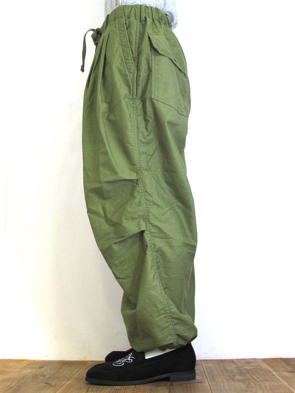 Back Satin Error Fit Utility Easy Pants - 通販 - pinehotel.info