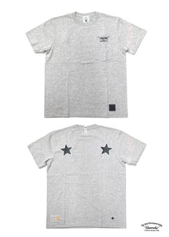 PRINT S/S TEE (GRAY) / アンライバルド コラボT