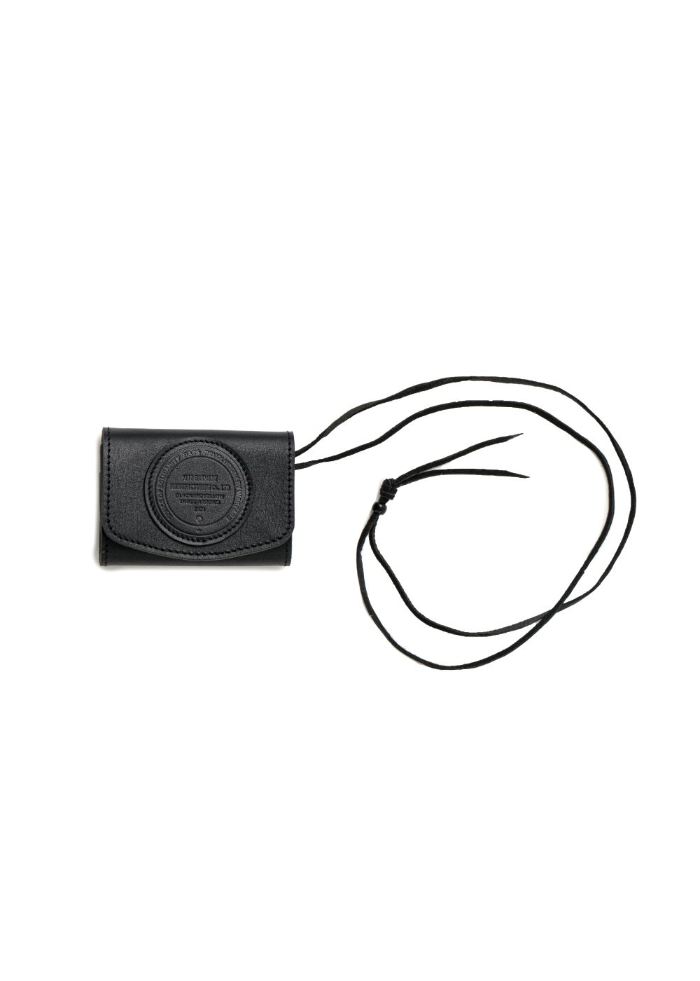 RATS - LEATHER MINI WALLET (BLACK) / レザー ミニ ウォレット