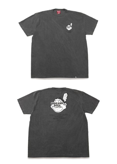 Indian S/S Tee (D-BLACK) / ロゴ プリントTee