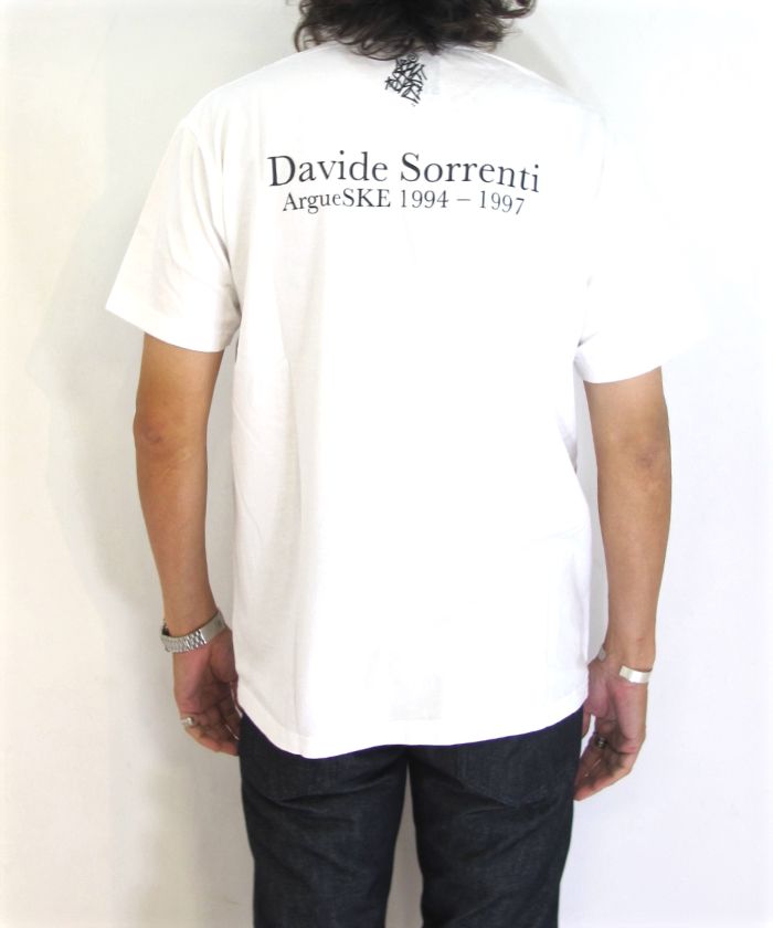 Davide Sorrenti×Stie-lo Jaime Flashing Bum T-SH (WHITE) / ×ダヴィデ・ソレンティ×スティーロ コラボフォトT