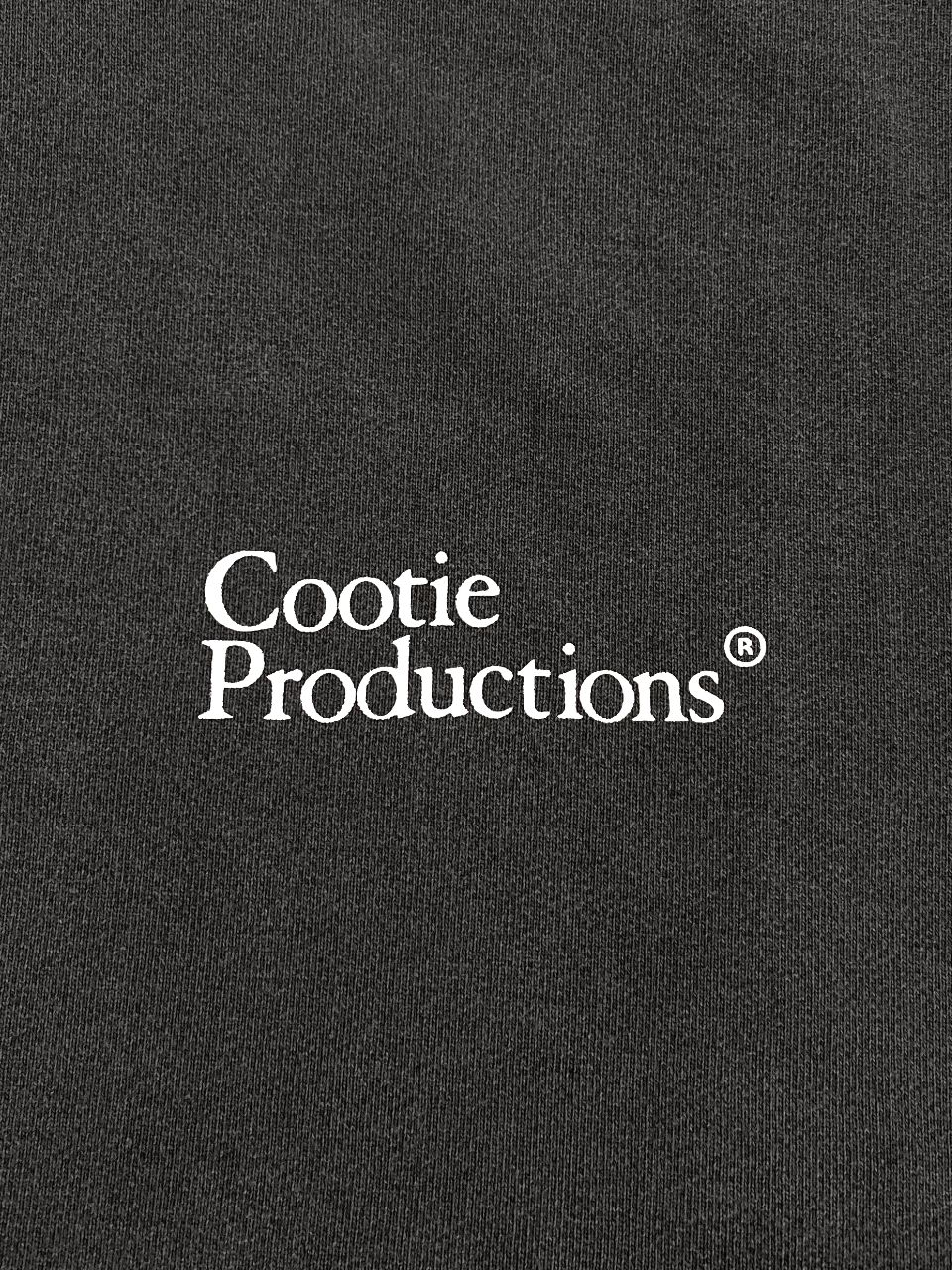 【国内買付】COOTIE PRODUCTIONS Pigment Dyed パーカー ロゴ COOTIE / Pigment Dyed Sweat Hoodie -Black-