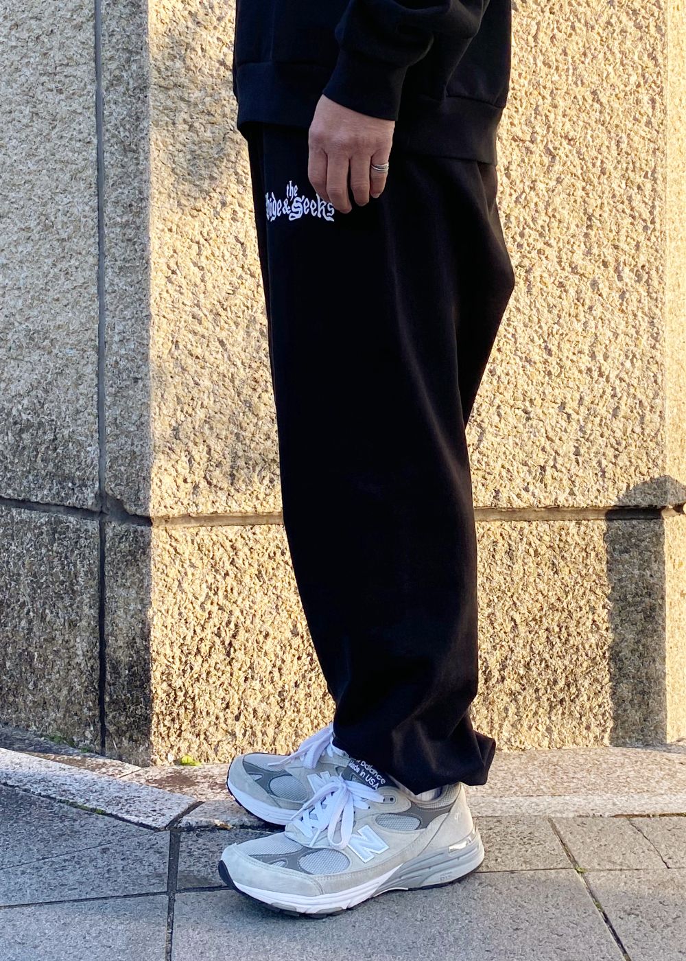 The H&S Sweat Pants (BLACK) / 西浦徹 コラボ スウェット パンツ