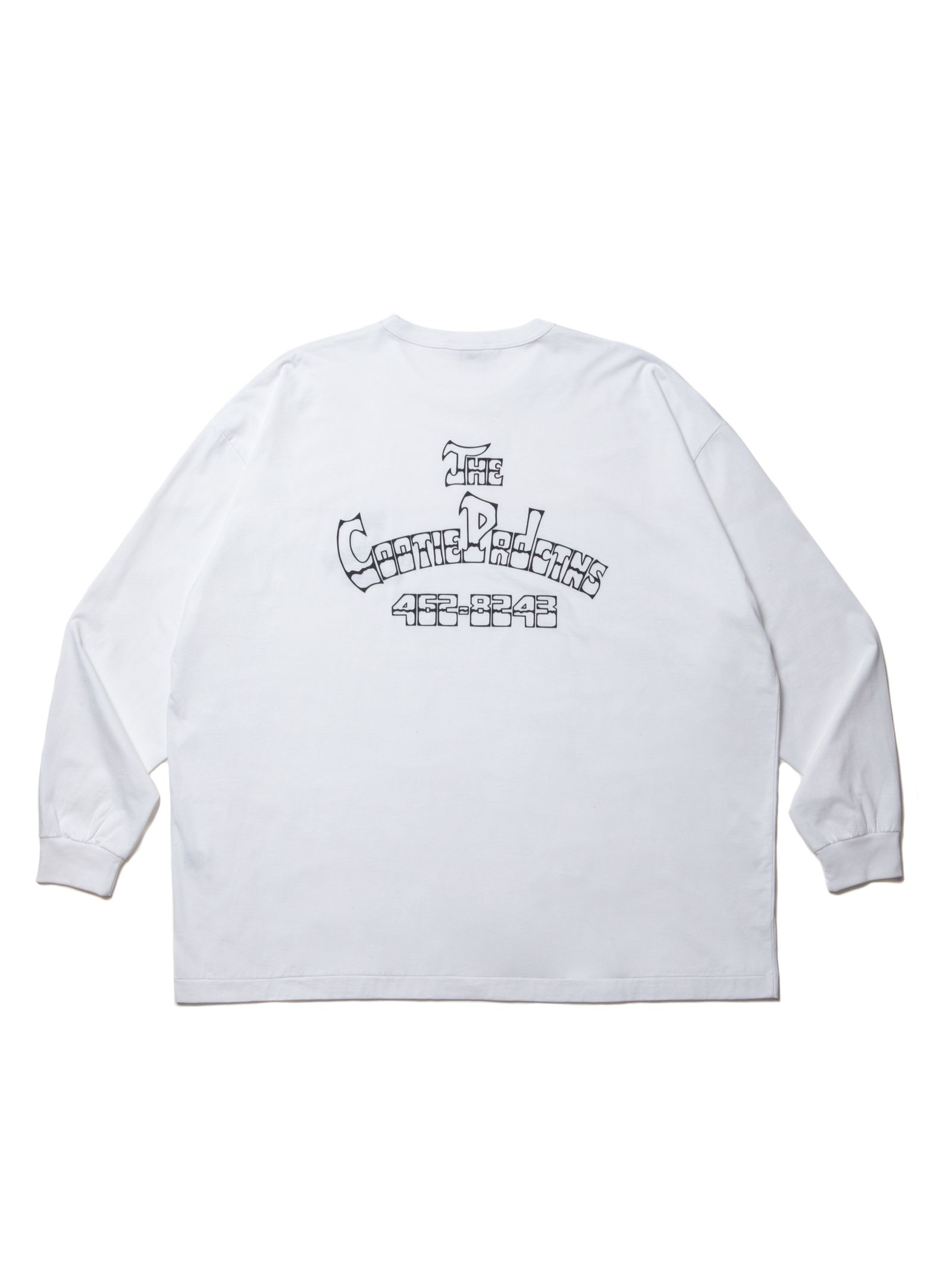 COOTIE PRODUCTIONS - Print Oversized L/S Tee (LOWRIDER) (WHITE 