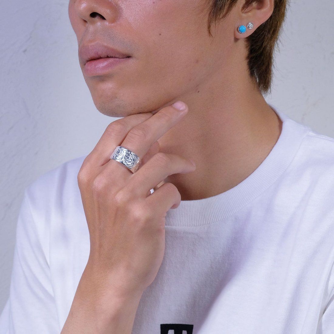 KARAKUSA Ring L (SILVER) / 唐草リング(特大)